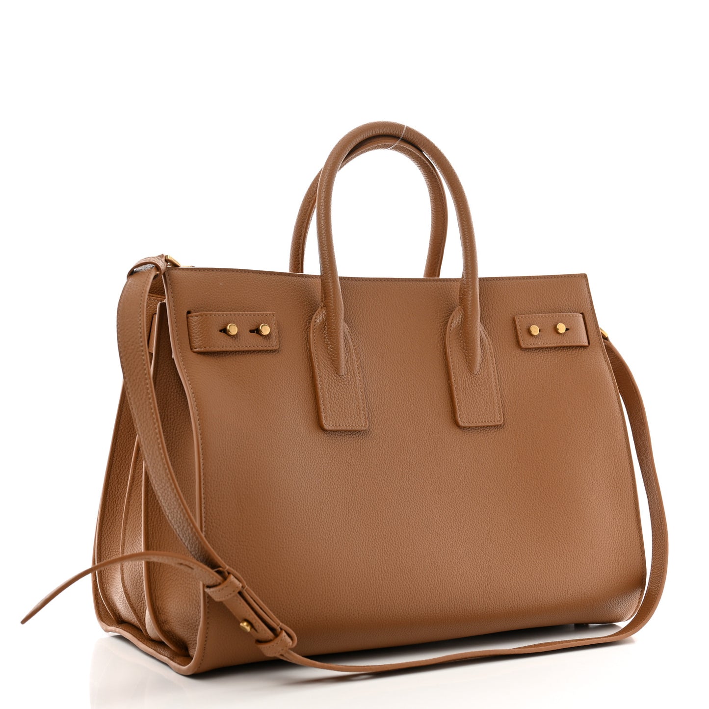 Grained Calfskin Large Souple Sac De Jour Cinnamon