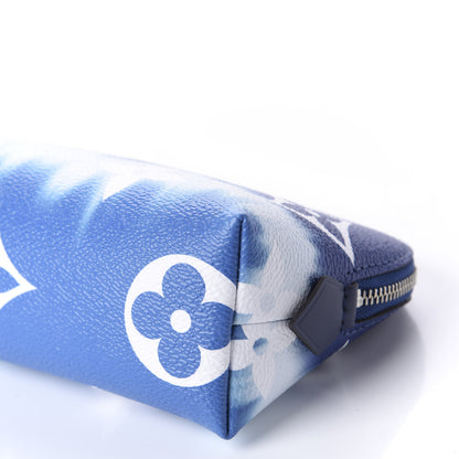 Louis Vuitton Monogram Giant Escale Cosmetic Pouch Blue 7 of 9