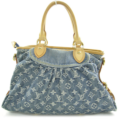 Louis Vuitton Denim Neo Cabby MM Blue 4 of 8