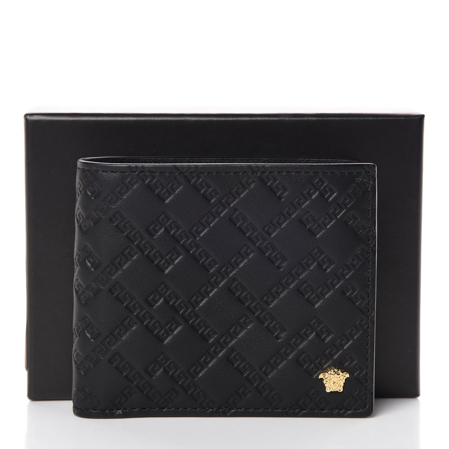 Nappa Logo Bi-Fold Wallet Black