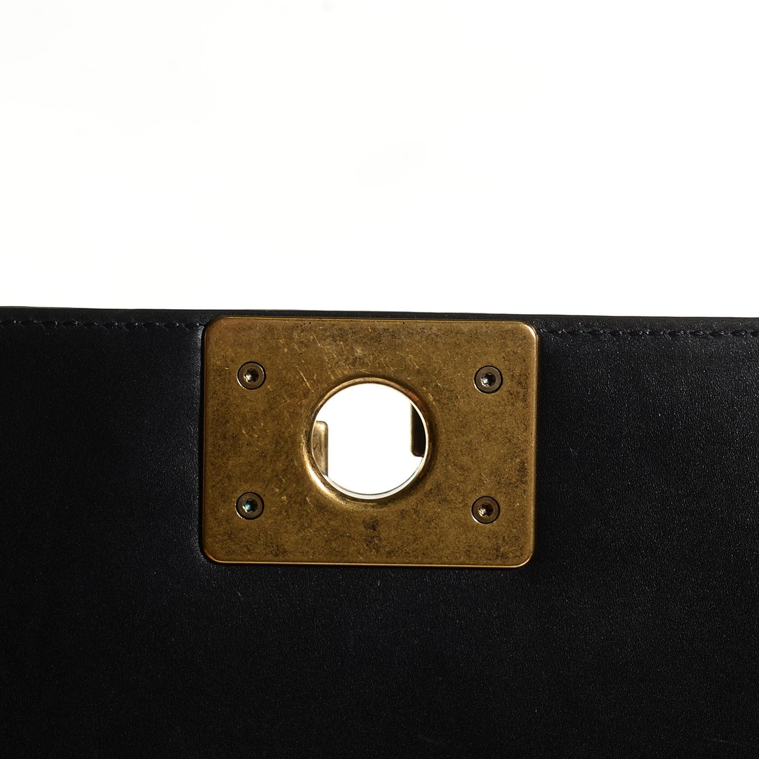 Chanel Glazed Calfskin Large Boy Flap Black 6 of 8