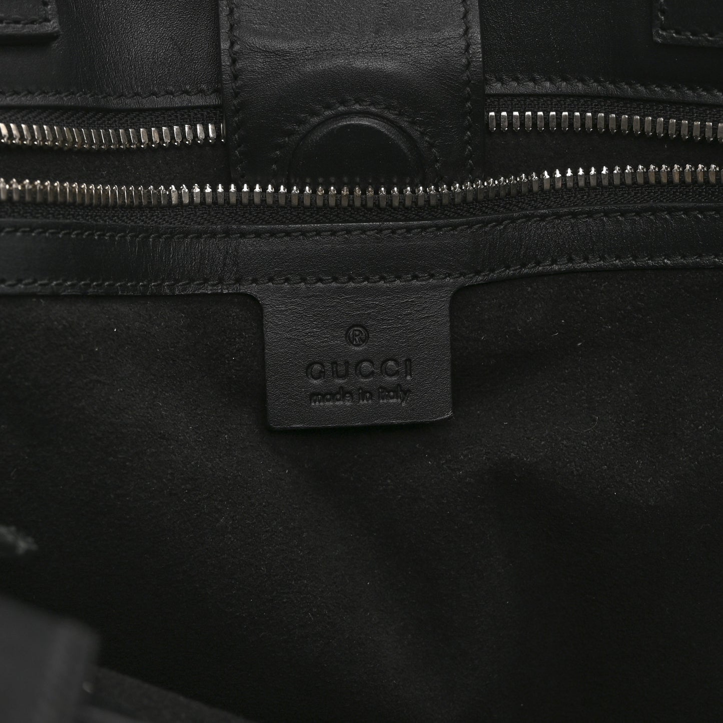GG Supreme Monogram Caleido Web Vertical Tote Black