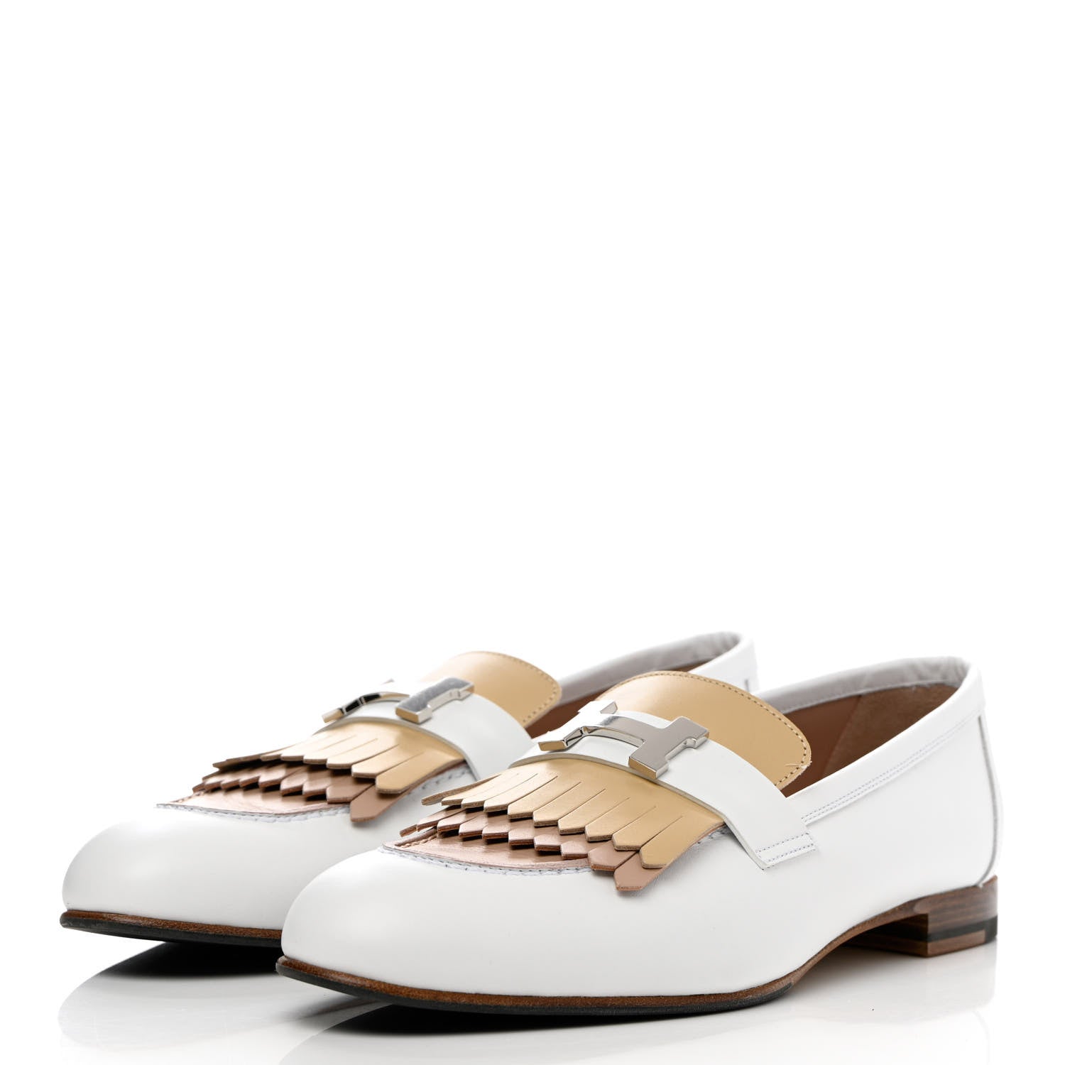 Hermes Calfskin Womens Royal Loafers 40 Multicolor 3 of 9