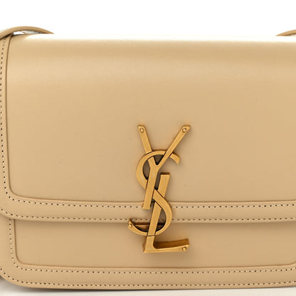 Saint Laurent Smooth Calfskin Small Solferino Satchel Ivory Natural 7 of 10