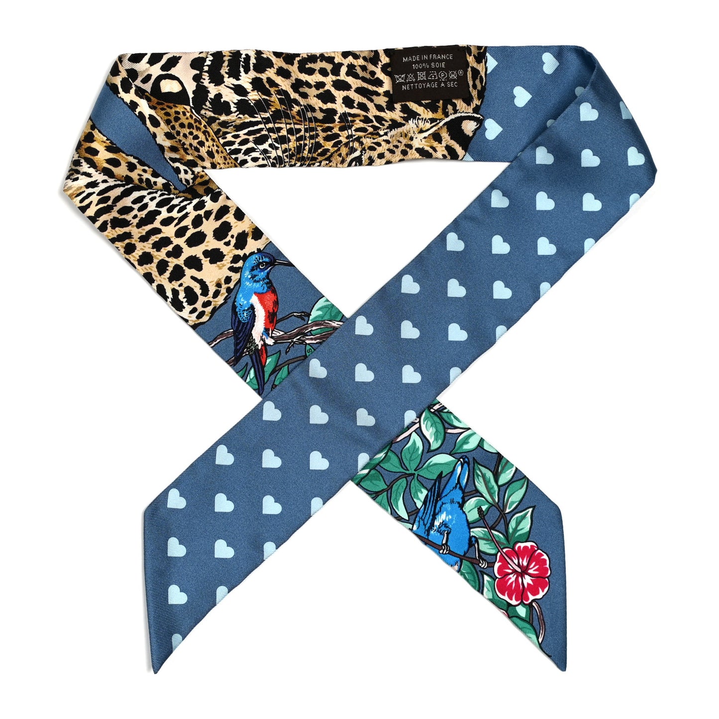 Silk Jungle Love Twilly Gris Bleuete Vert