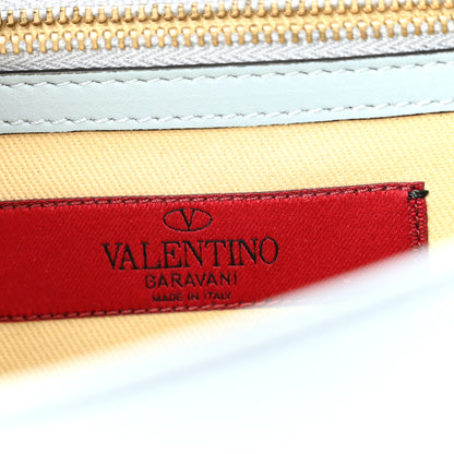 Valentino Garavani Vitello Small Glam Lock Rockstud Flap Sky Sorbet 6 of 12