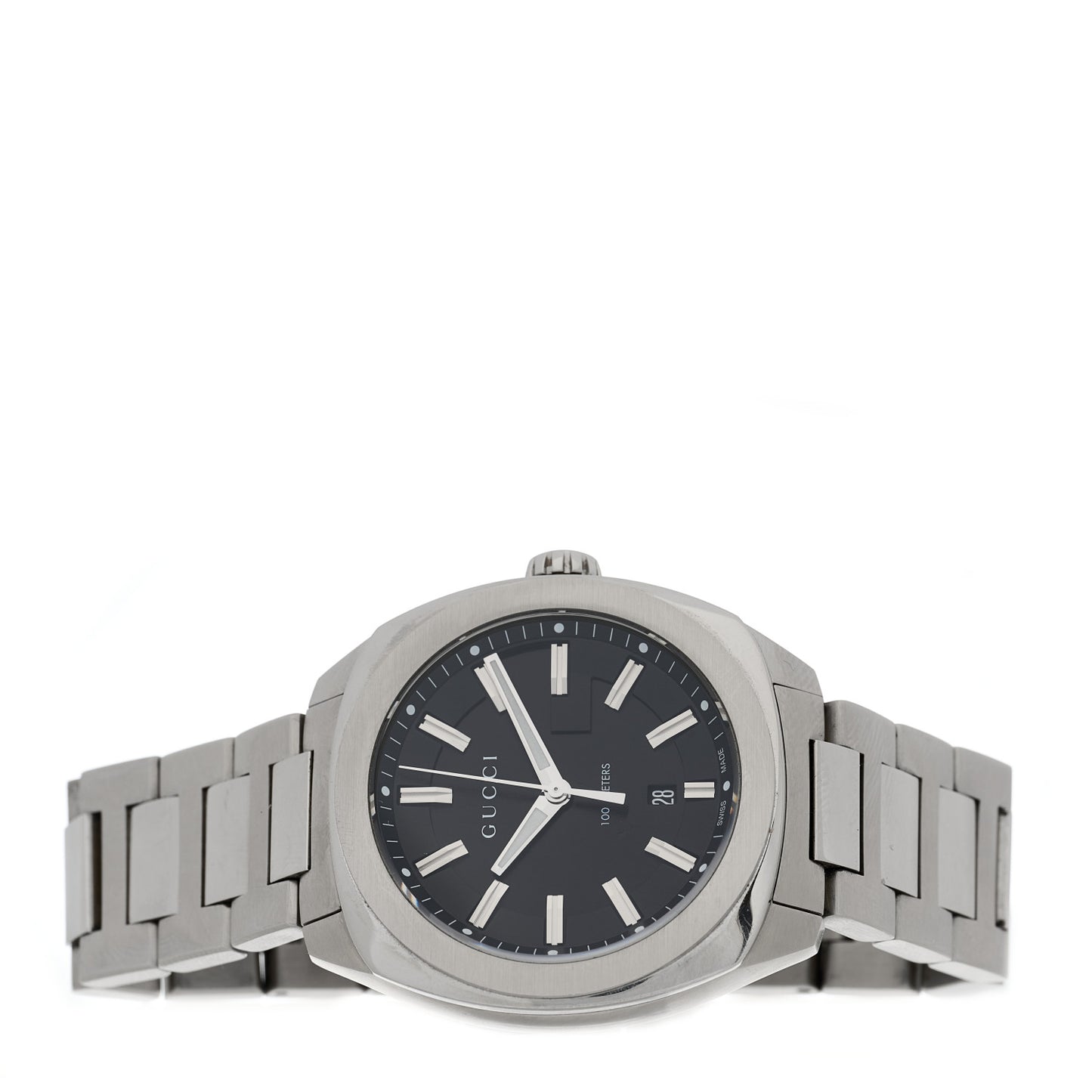 Stainless Steel 40mm GG2570 Quartz Watch Black