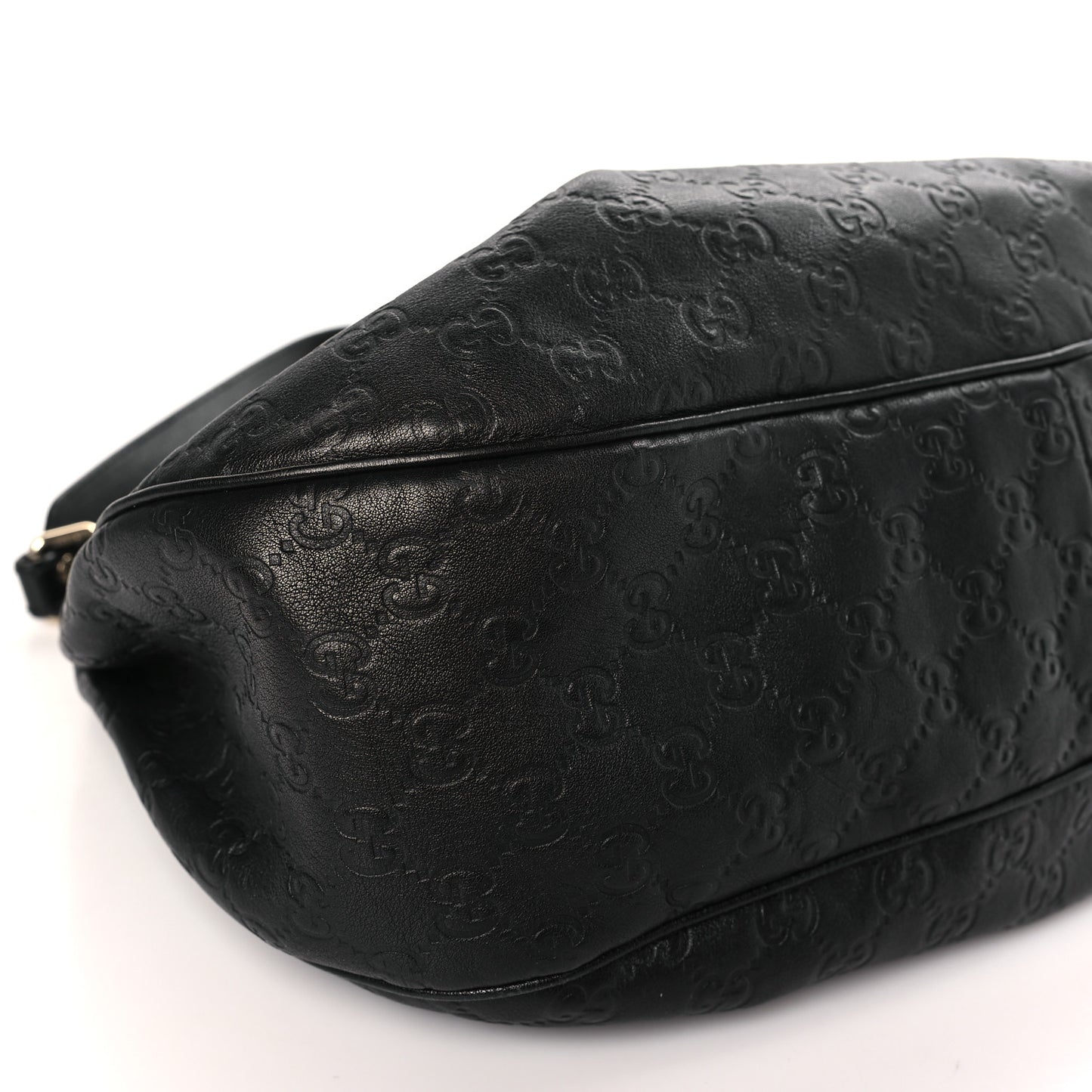 Guccissima Medium Sukey Hobo Black