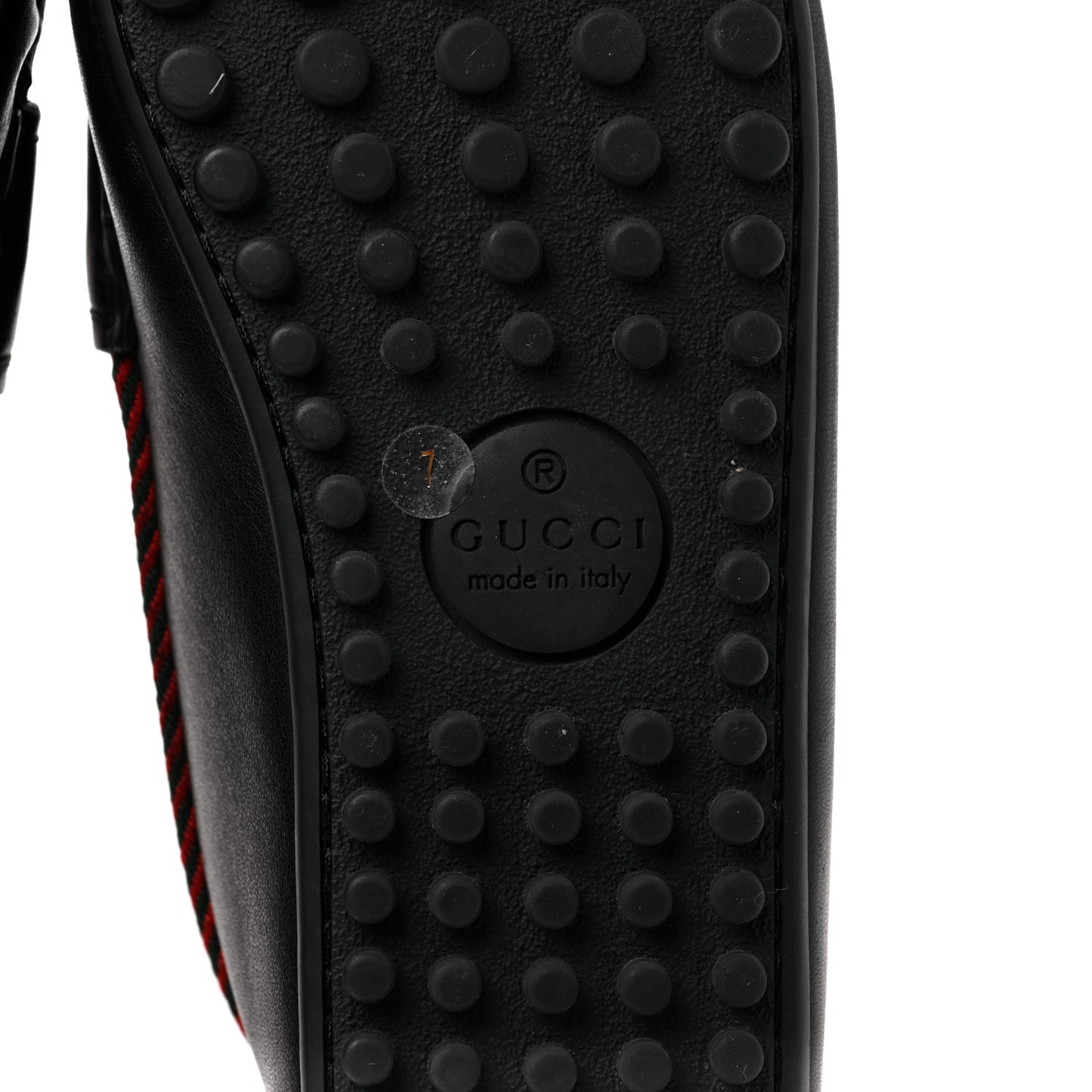 Nappa Mens Bee Driver Loafers 7 Black