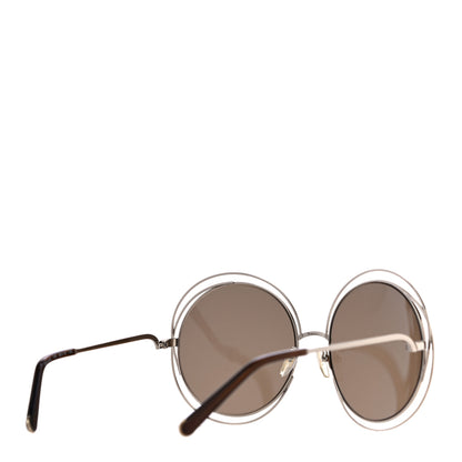 Chloe Oversized Round Carlina Oversized Round Sunglasses CE114S Gold 3 of 7