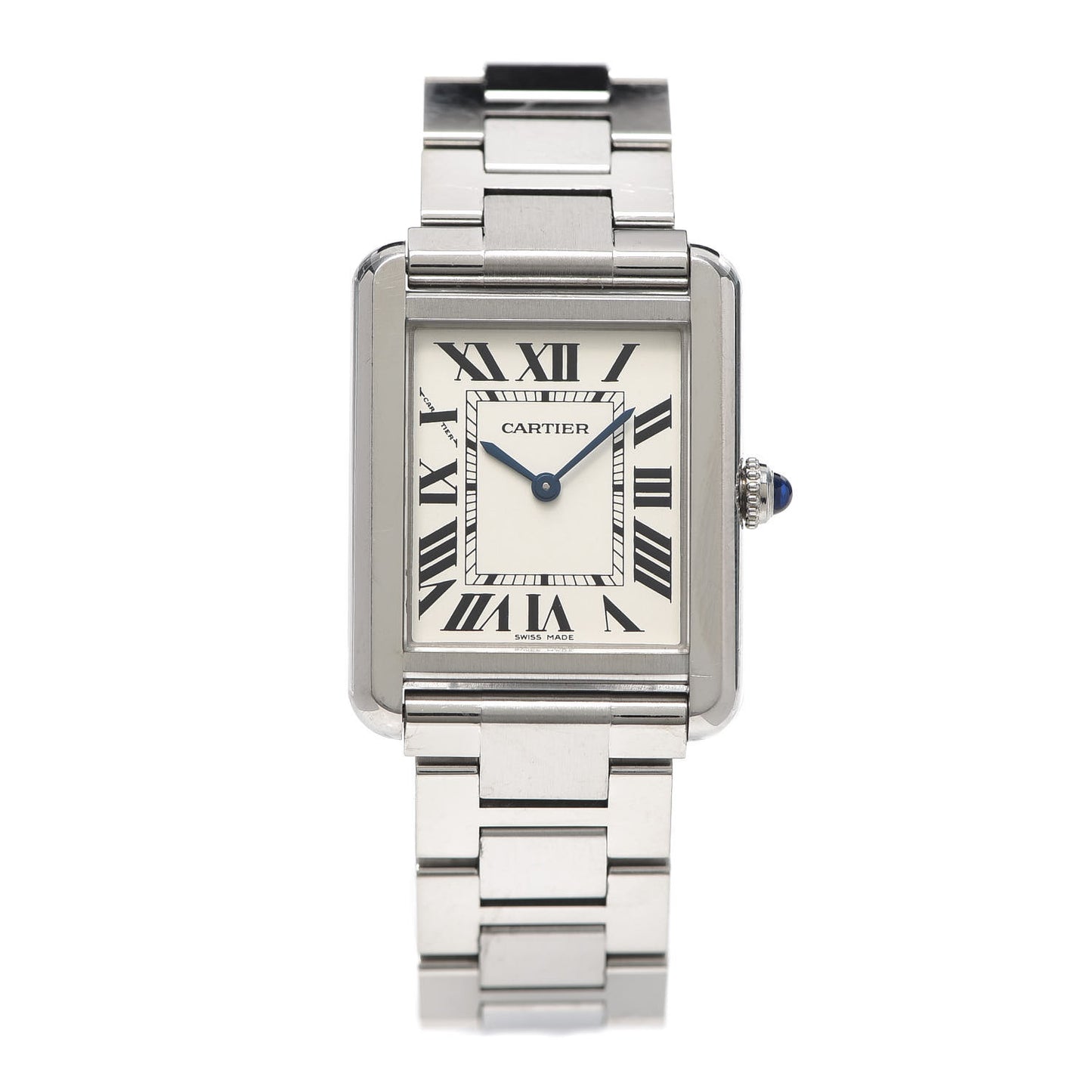 Stainless Steel 24mm Tank Solo Quartz Watch