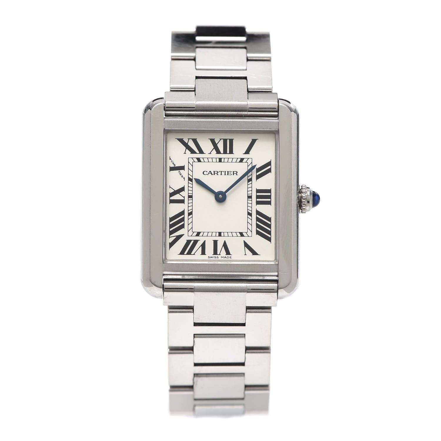 Cartier Stainless Steel 24mm Tank Solo Quartz Watch 1 of 6