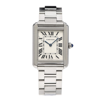Cartier Stainless Steel 24mm Tank Solo Quartz Watch 1 of 6