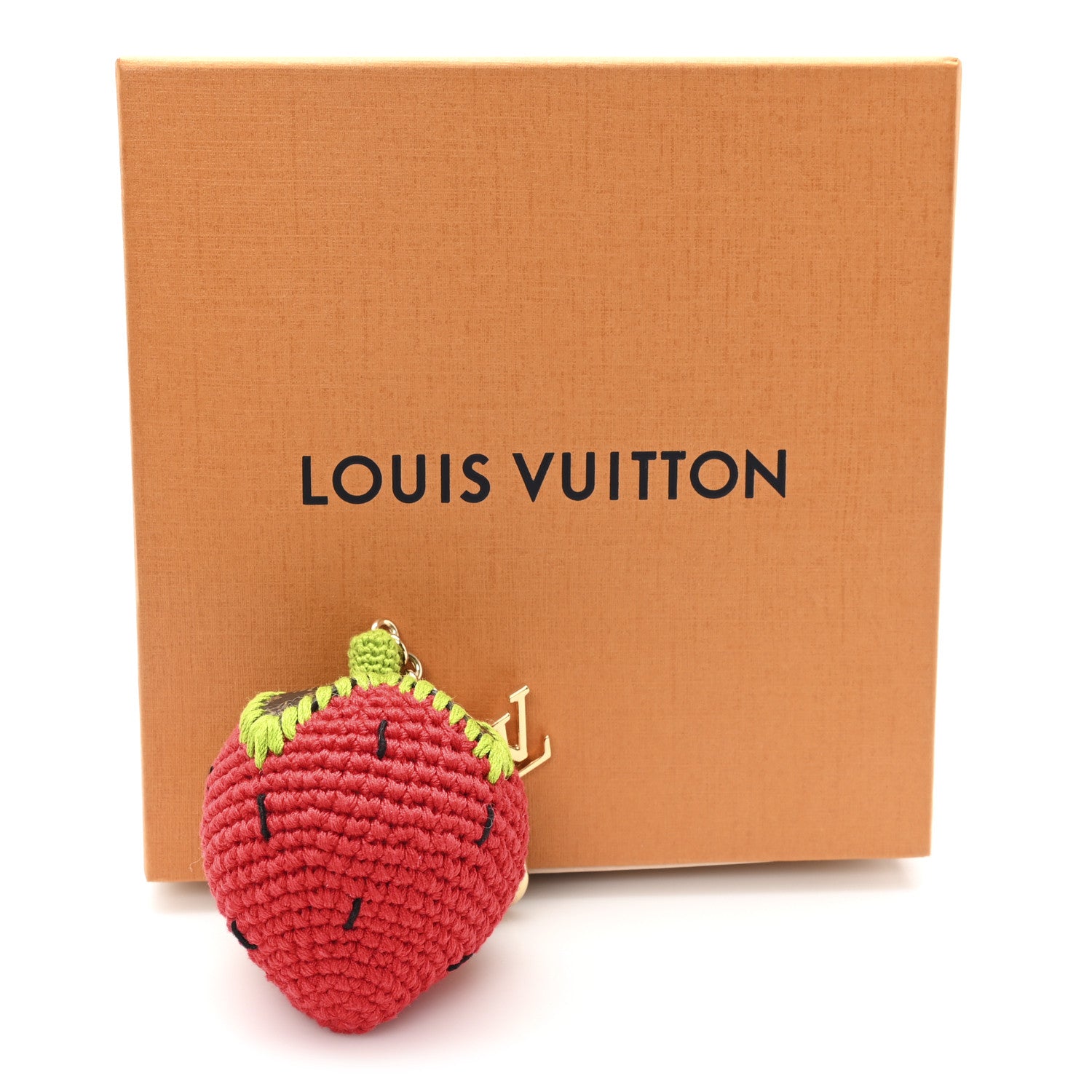 Louis Vuitton Crochet Monogram Embroidered Berrylicious Bag Charm