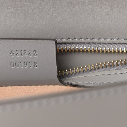 Gucci Calfskin Small Sylvie Shoulder Bag Deep Grey 7 of 14