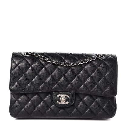 Chanel Caviar Quilted Medium Double Flap Black 1 of 9