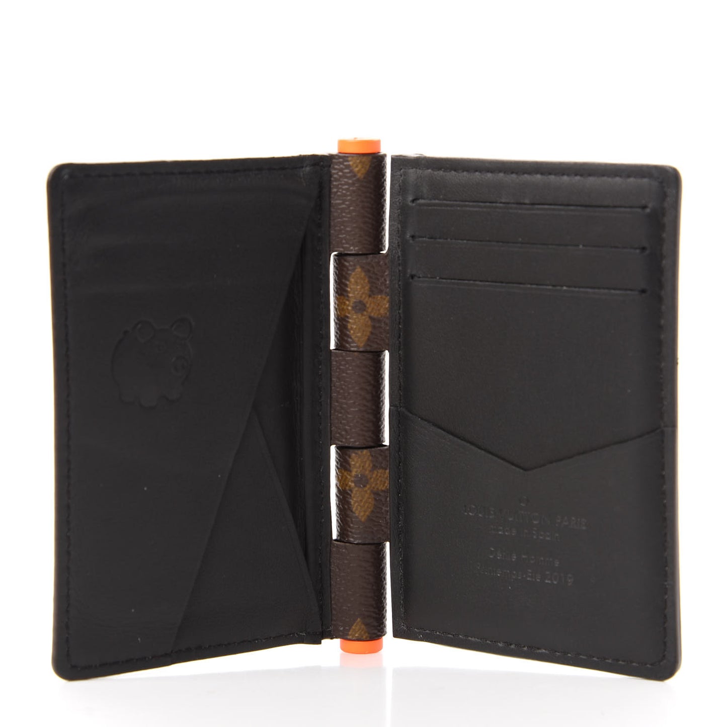 Monogram Hinge Pocket Organizer