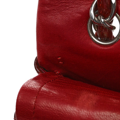 Chanel Patent Quilted Maxi Double Flap Red 19 of 19