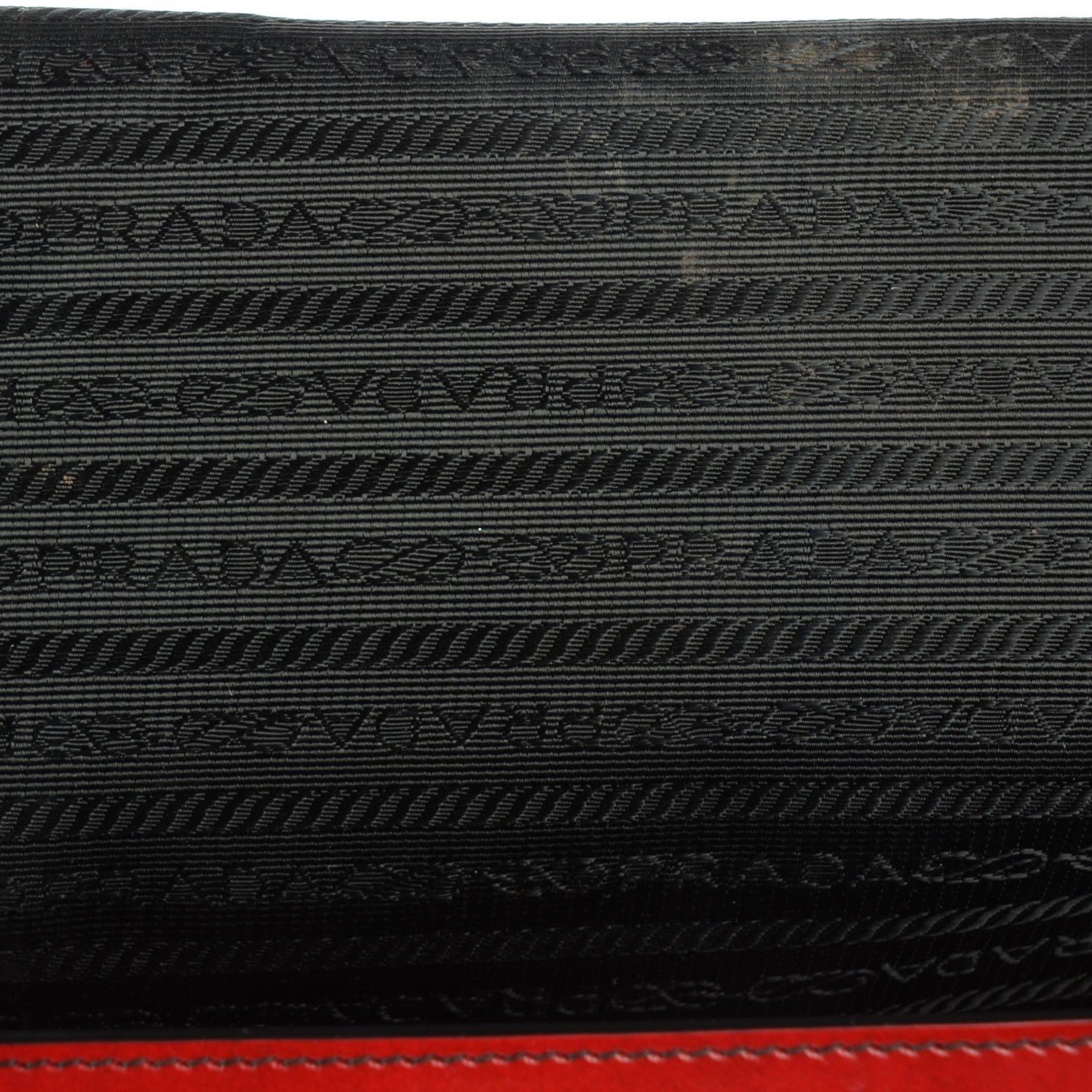 Prada Spazzolato Large Tote Scarlatto Fume 7 of 10