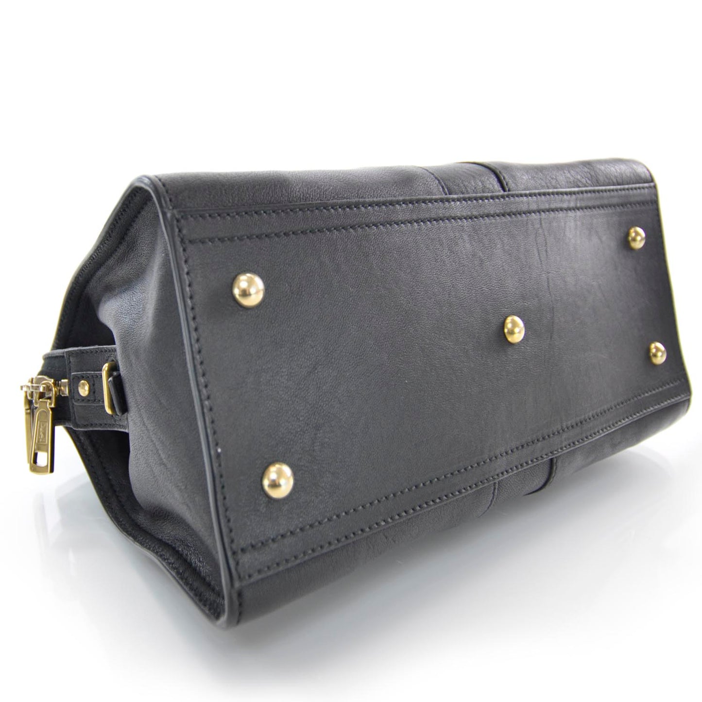 Leather Mini Cabas Chyc Black