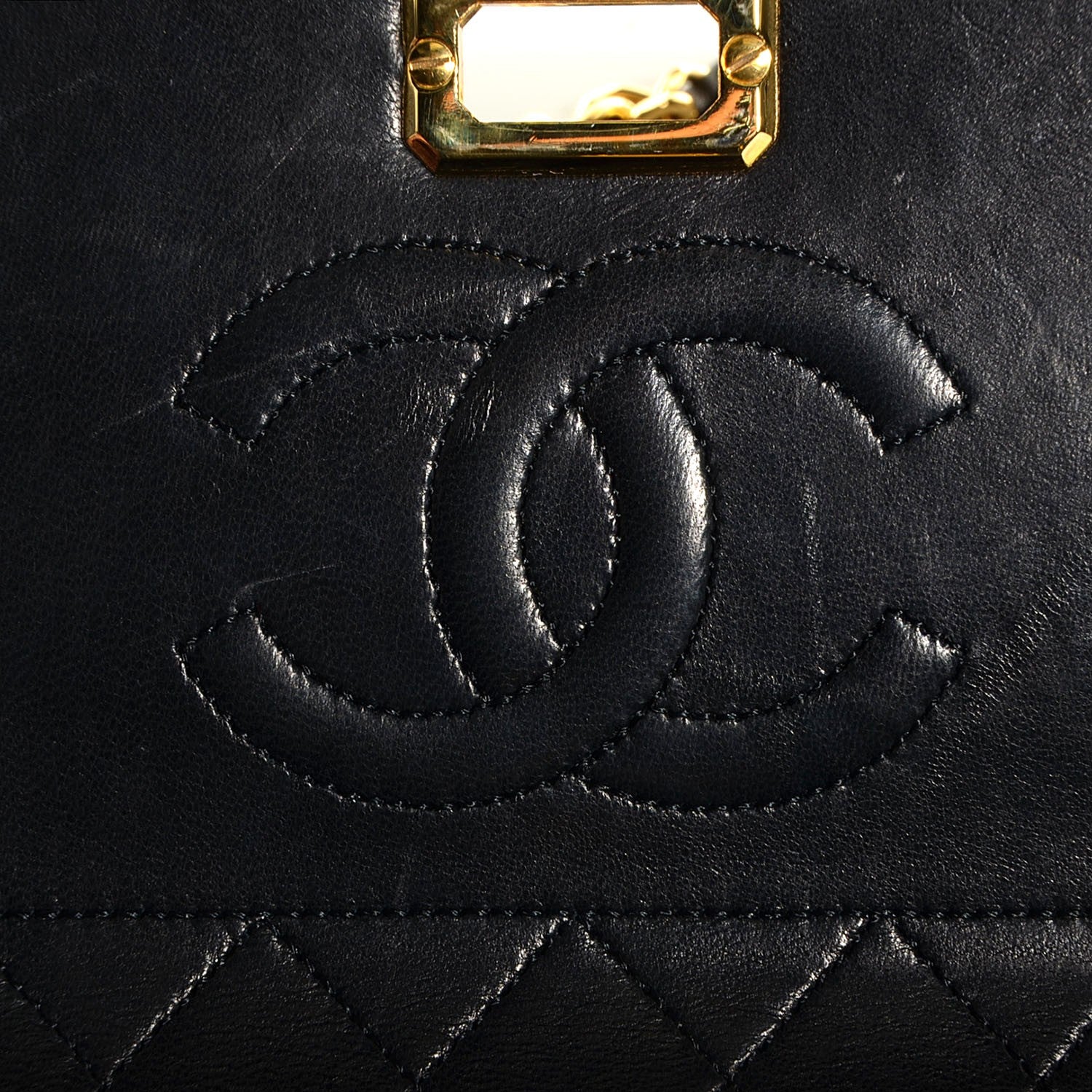 Chanel Lambskin Quilted Shoulder Bag Black 6 of 11