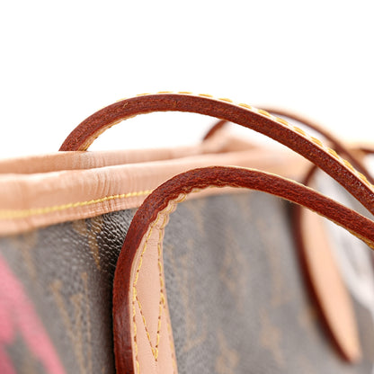 Louis Vuitton Monogram Bay Neverfull MM Rose Ballerine Poppy 10 of 11