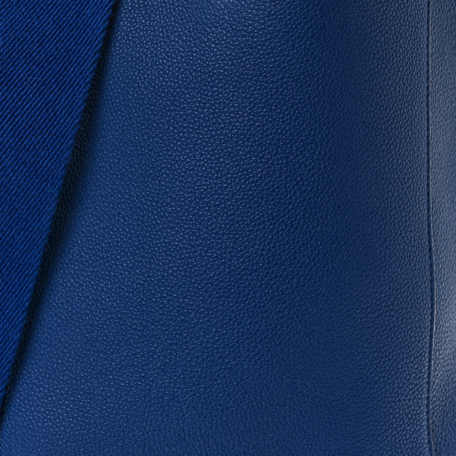 Celine Soft Grained Calfskin Small Sangle Bucket Bag Blue 6 of 11