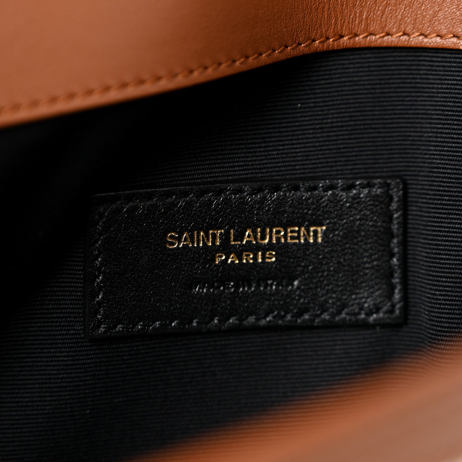 Saint Laurent Canvas Uptown Pouch Natural Beige Brick 6 of 10
