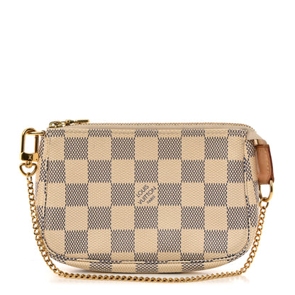 Louis Vuitton Damier Azur Mini Pochette Accessories 1 of 8