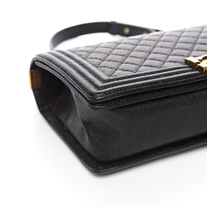 Chanel Caviar Quilted New Medium Boy Flap Black 8 of 10