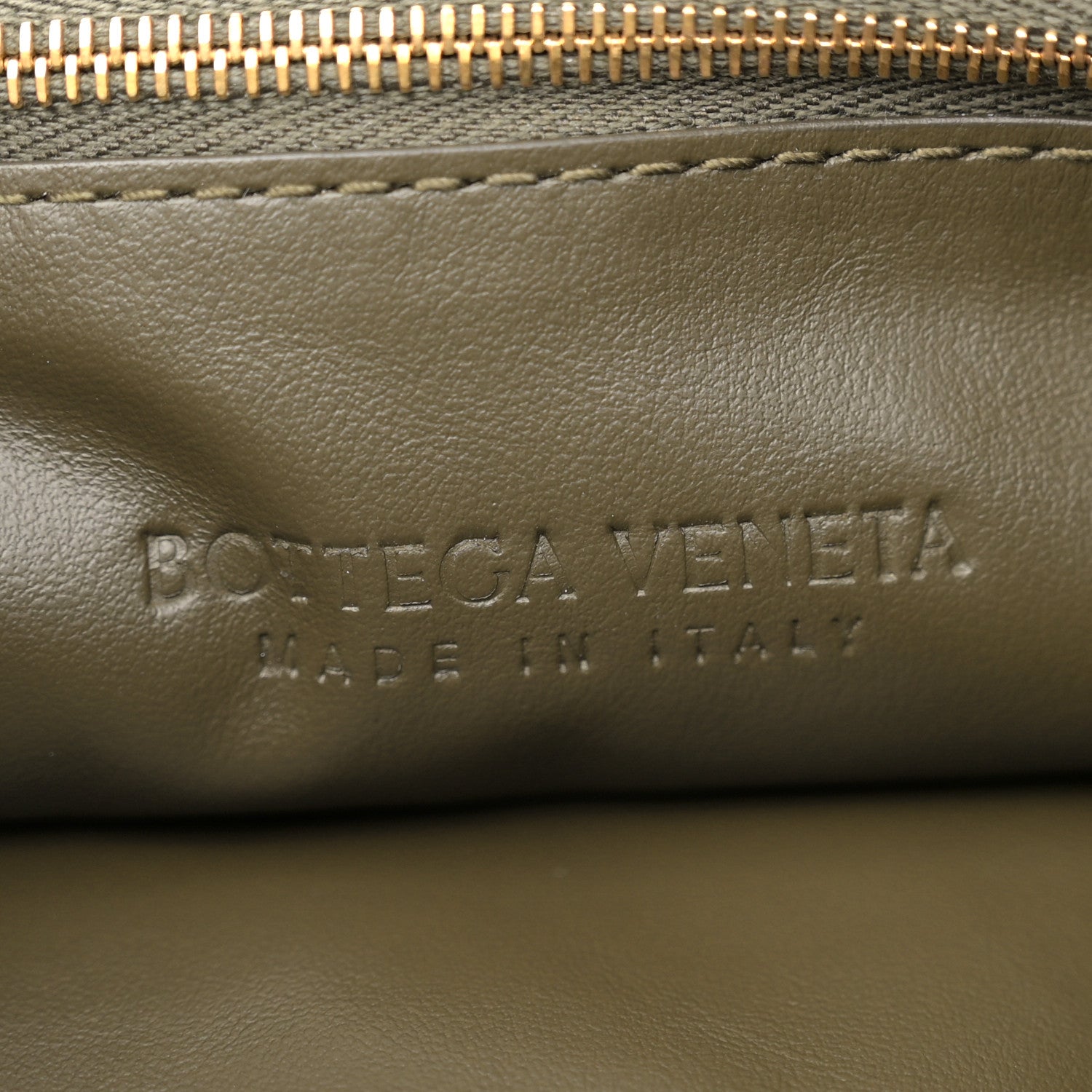 Bottega Veneta Calfskin Intrecciato Large Hop Kaki 6 of 11