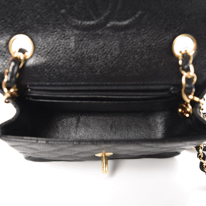 Chanel Caviar Quilted Mini Square Flap Black 5 of 7