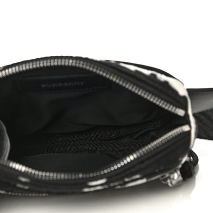 Burberry Nylon Logo Small Cannon Bum Bag Black White 6 of 9