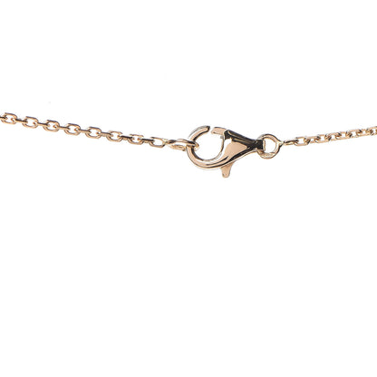 Van Cleef & Arpels 18K Yellow Gold Black Onyx Vintage Alhambra Pendant Necklace 5 of 8
