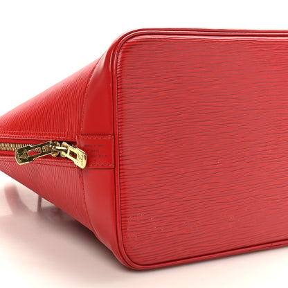 Louis Vuitton Epi Alma PM Castillan Red 9 of 10