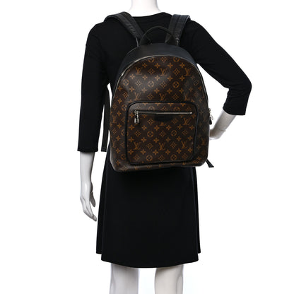 Louis Vuitton Monogram Macassar Josh NM Backpack 2 of 8