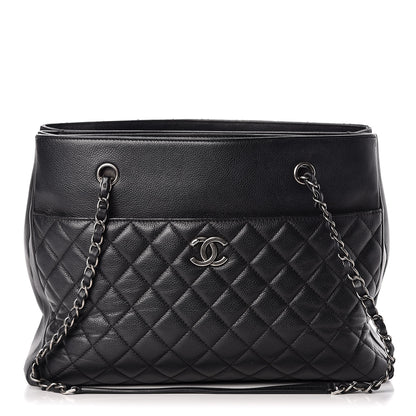 Chanel Caviar Quilted Urban Companion Shopping Tote Black 2 of 12