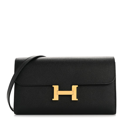Hermes Epsom Constance Wallet To Go Black 1 of 15