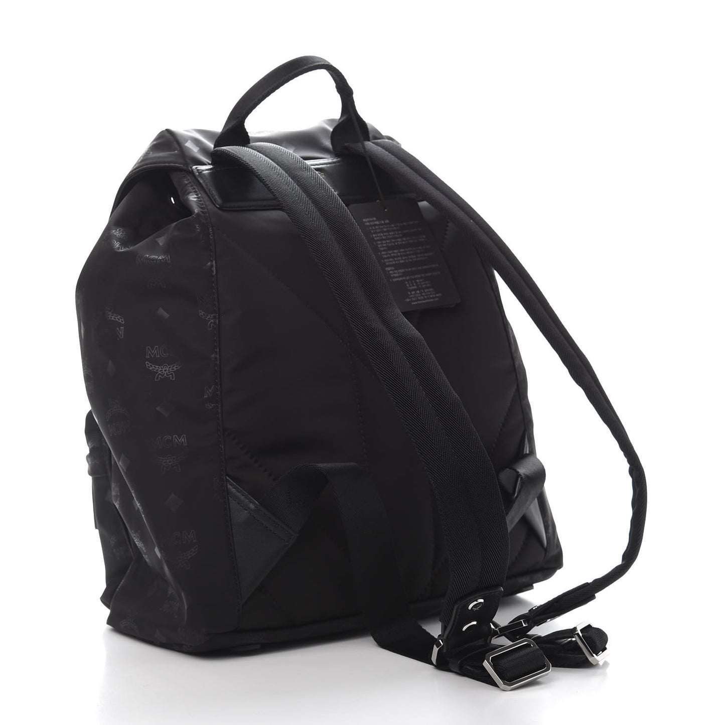 Nylon Monogram Small Tivitat Two-Pocket Backpack Black