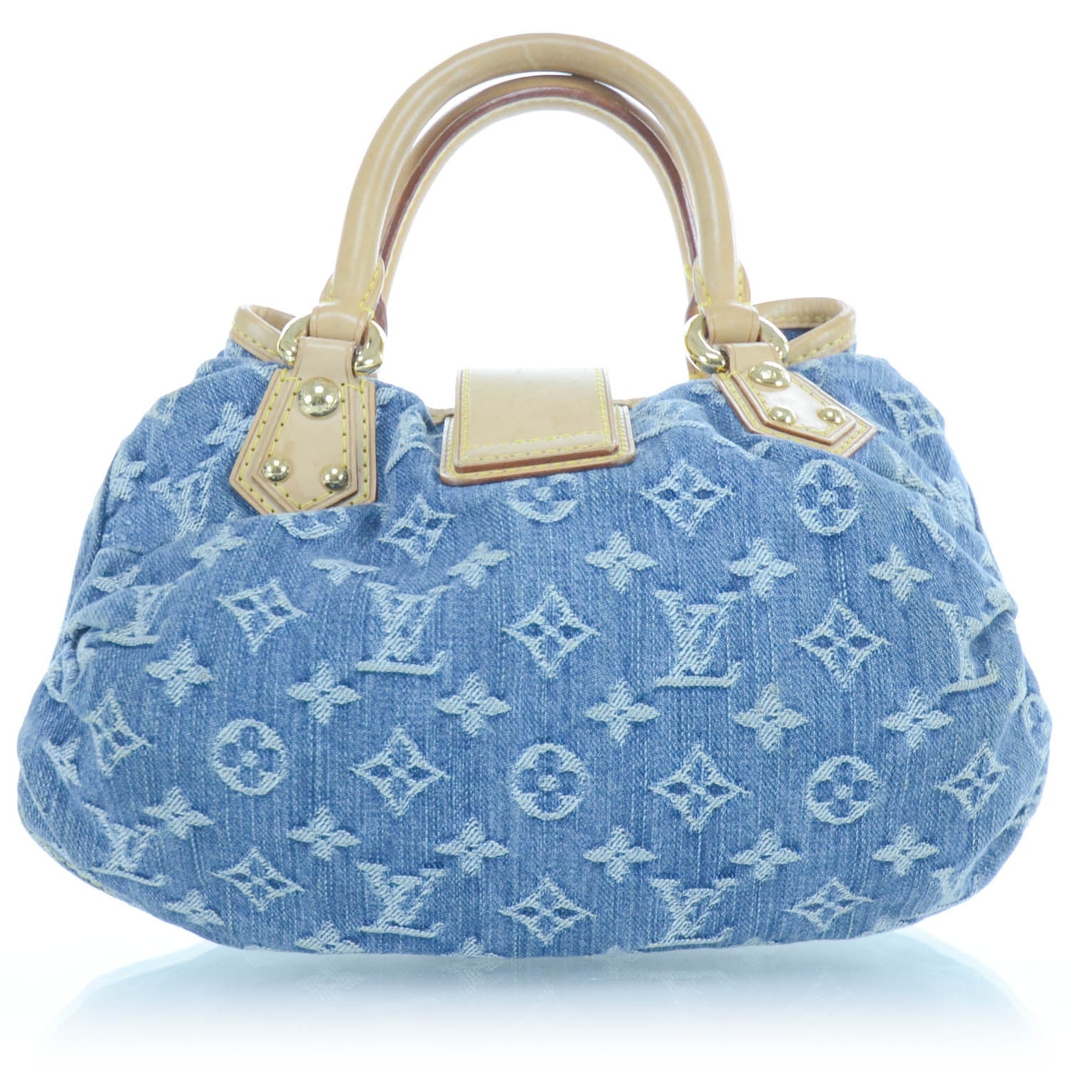 Louis Vuitton Denim Pleaty Blue 3 of 11