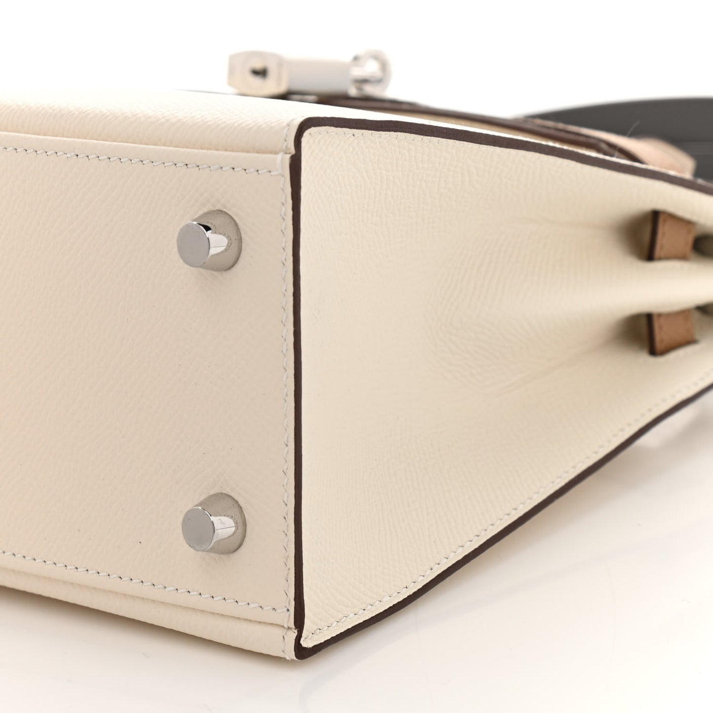 Epsom Tri-Color Kelly Sellier 25 Nata Chai Gris Meyer