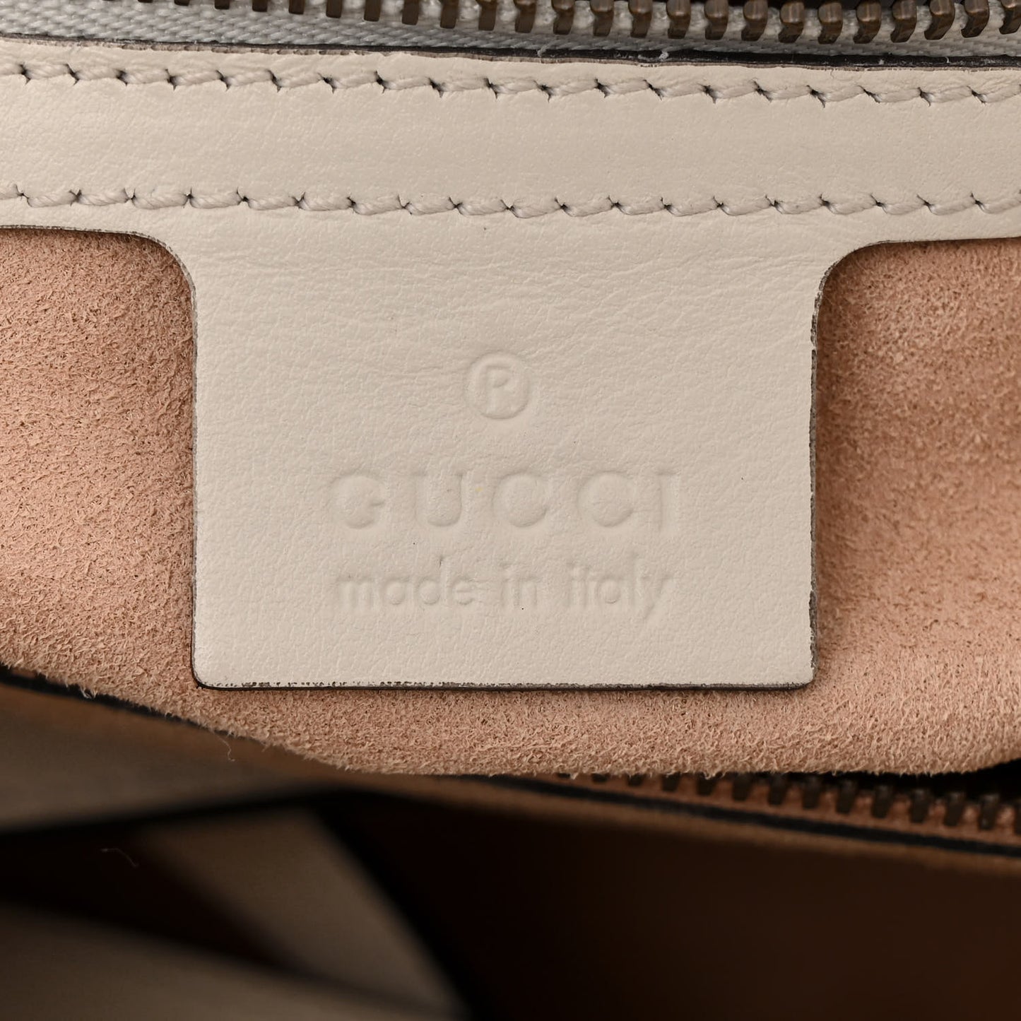 Calfskin Matelasse Small GG Marmont Tote White