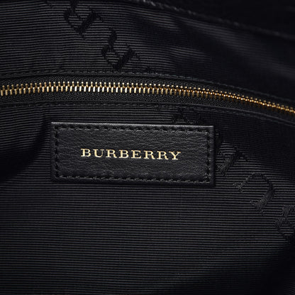 Burberry Heritage Grain Check Embossed Medium Dewsbury Tote Black 7 of 9