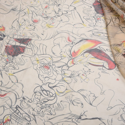 Prada X JAMES JEAN Silk Fairy Fairies Scarf 6 of 12