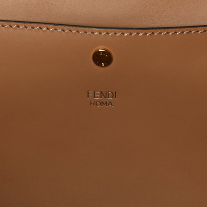 Fendi Vitello King Medium Fendi Way Tote Miele Scuro 6 of 15
