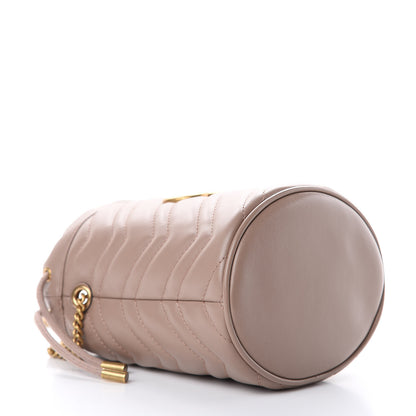 Gucci Calfskin Matelasse Mini GG Marmont 2.0 Bucket Bag Porcelain Rose 4 of 9