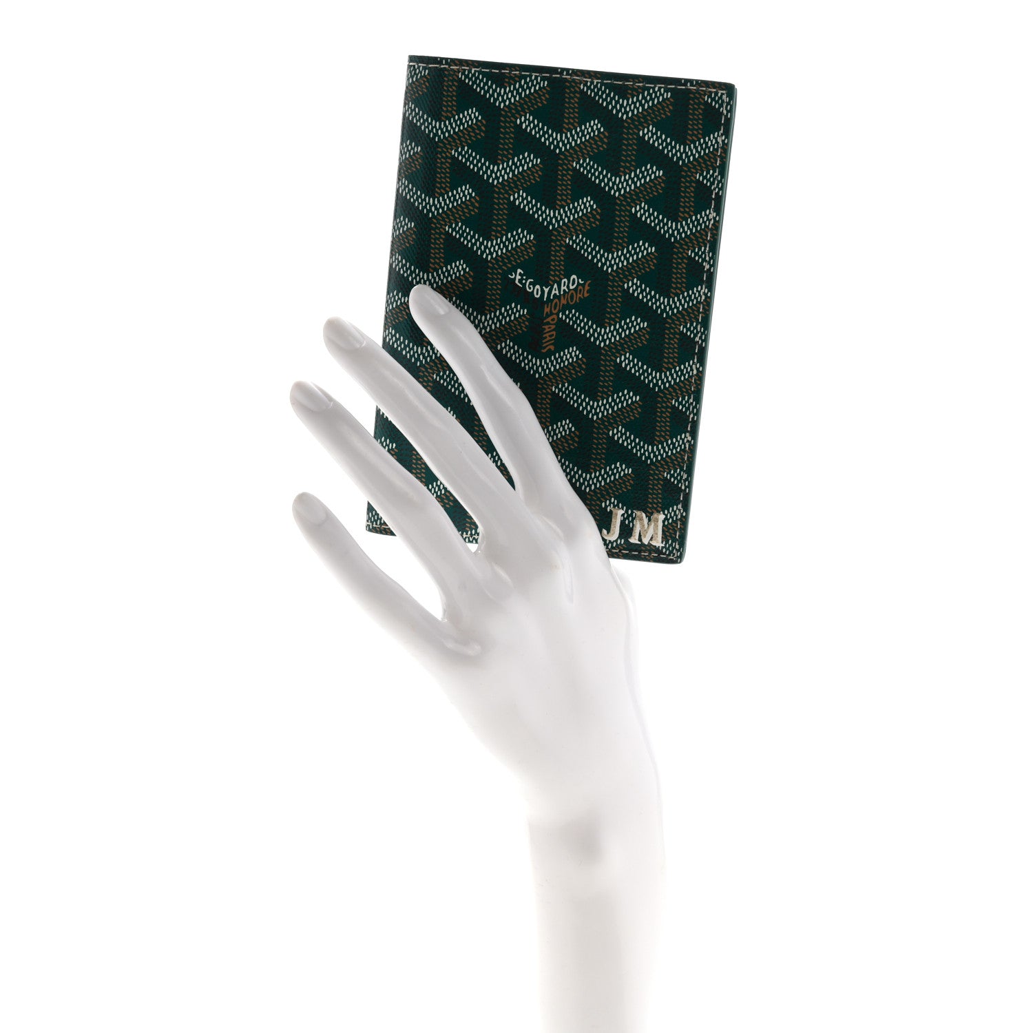 Goyard Goyardine Passport Wallet Green 2 of 9