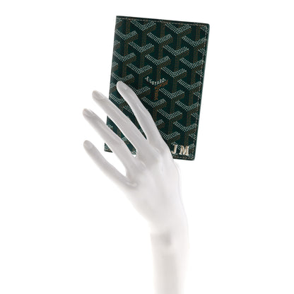 Goyard Goyardine Passport Wallet Green 2 of 9