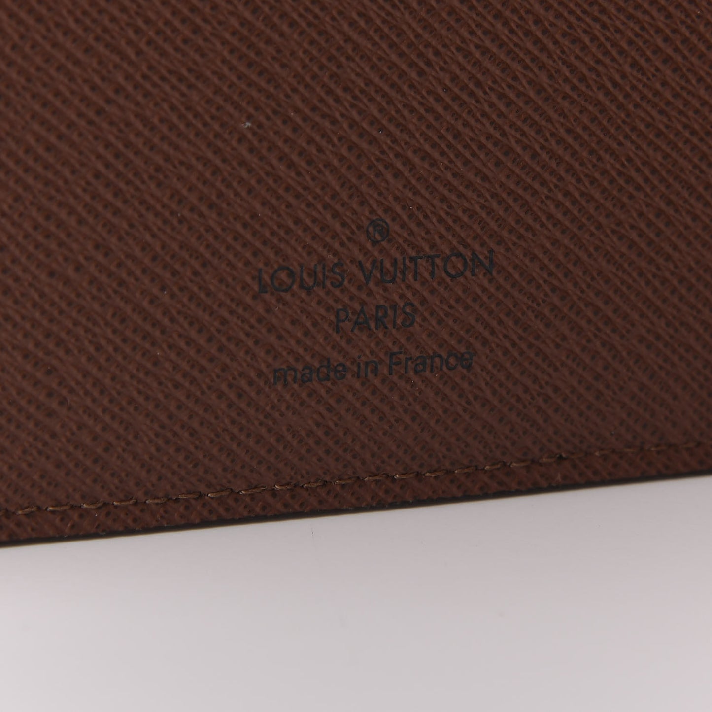 Monogram Desk Agenda Cover