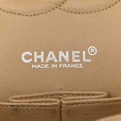 Chanel Lambskin Quilted Medium Double Flap Beige 11 of 21